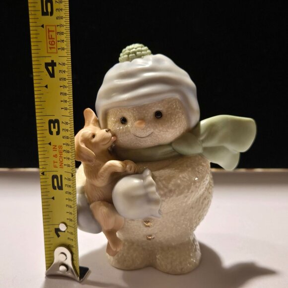 Lenox "Playful" Snowman Figurine With Puppy - Picture 7 of 7